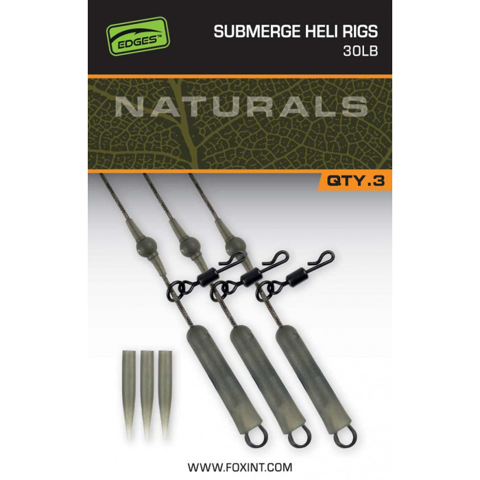 Naturals onderwater heli rigs 30lbs X3 Fox 1