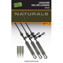 Naturals leadcore heli rig leader 50lb X3 Fox