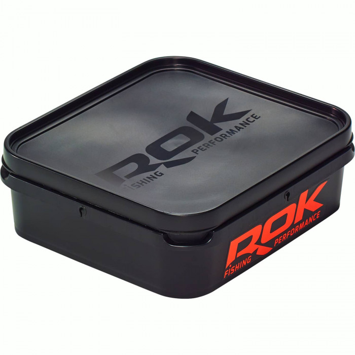 Box 6L Xl Zwart + Rok deksel 1