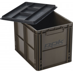 Brown-Green crate 40x30x32cm + Rok lid