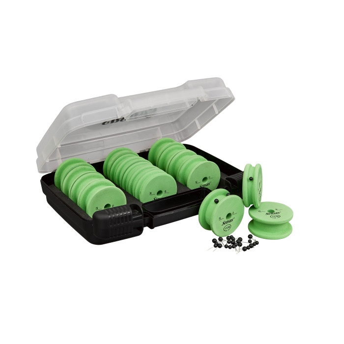 Sensas Feeder Match Rig Box - 17 Spools 1