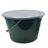 Kit Bucket 25L +Lid + Bowl 8L, Green Plastilys min 1