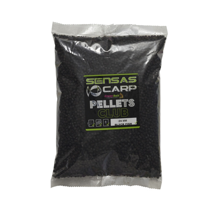 Pellets Club Noir Poisson 14Mm - 10Kg Sensas 1
