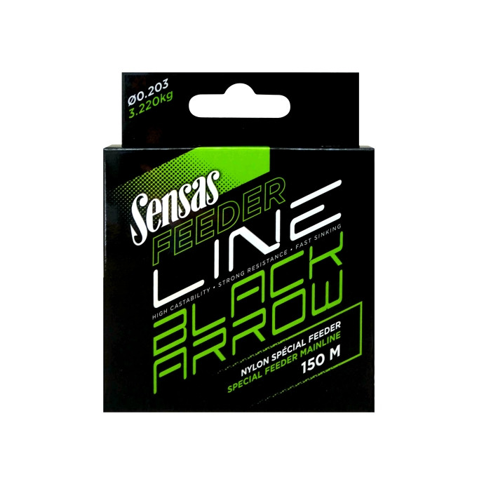 Comedero Nylon Flecha Negra 150M Sensas 1