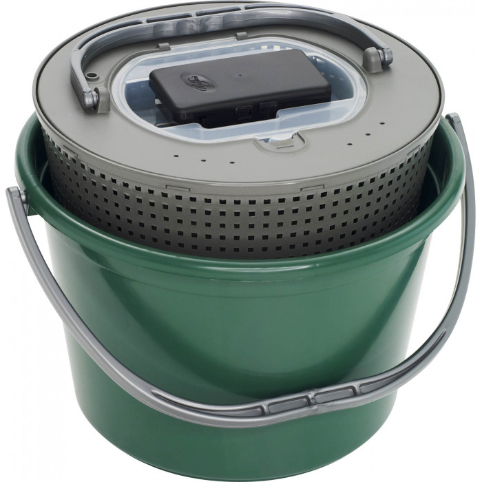 18L Groene emmer + geïntegreerde beluchter Plastilys 2