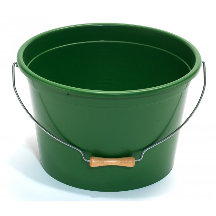 25L Green Bait Bucket - Metal handle Plastilys 1