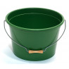 25L Green Bait Bucket - Metal handle Plastilys min 1