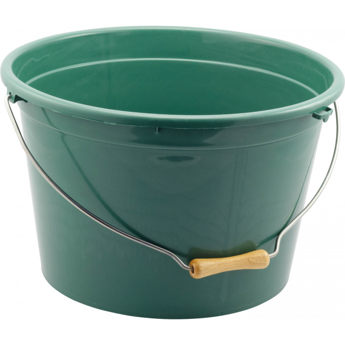 25L Green Bait Bucket - Metal handle Plastilys 2