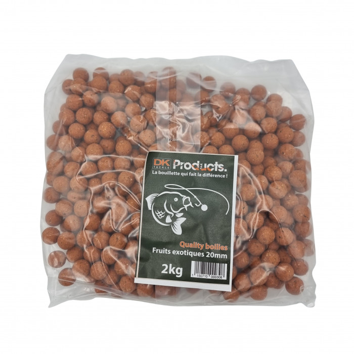 Boilies DK Product Quality Exotic Fruits 2 kg 20mm 1