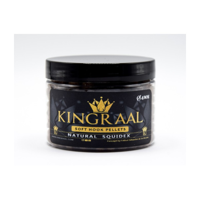 Pellet Mou Natural Squidex 100 Gr 4mm Kingraal 3