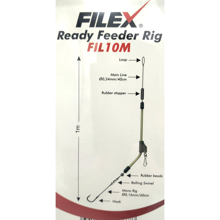 Filex Ready Feeder Rig Nylon draad. 2