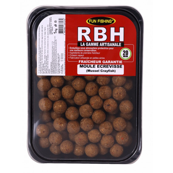 Rbh Boilies 800gr Crayfish Mussel 1