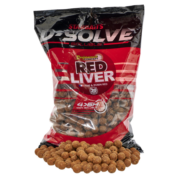 Starbaits D-Solve Rood Lever 20mm 2,5kg 1