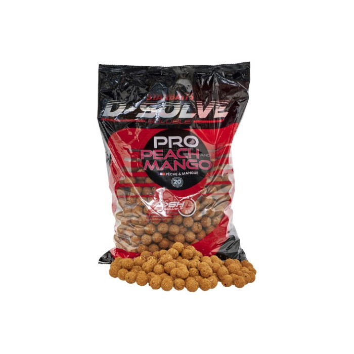 Starbaits D-Solve Mango Peach Boilies 20mm 2,5kg 1