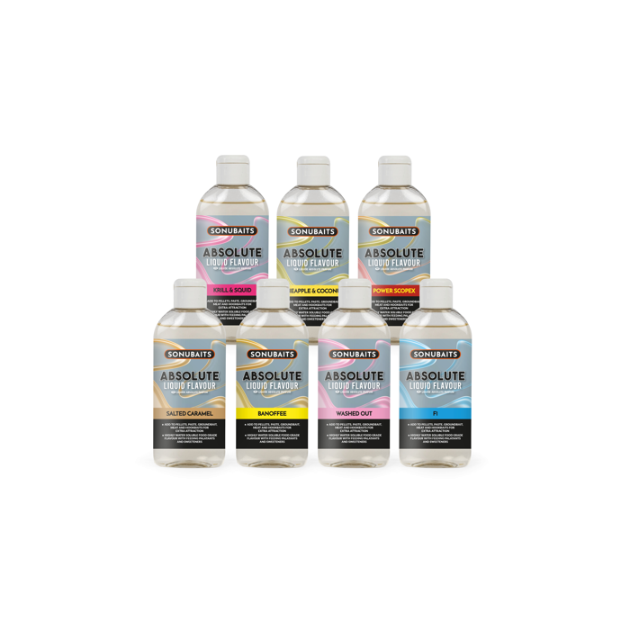 Saborizante líquido Sonubait Absolute - Saborizante concentrado para pellets, cebos molidos y cebos, frasco de 60 ml 1
