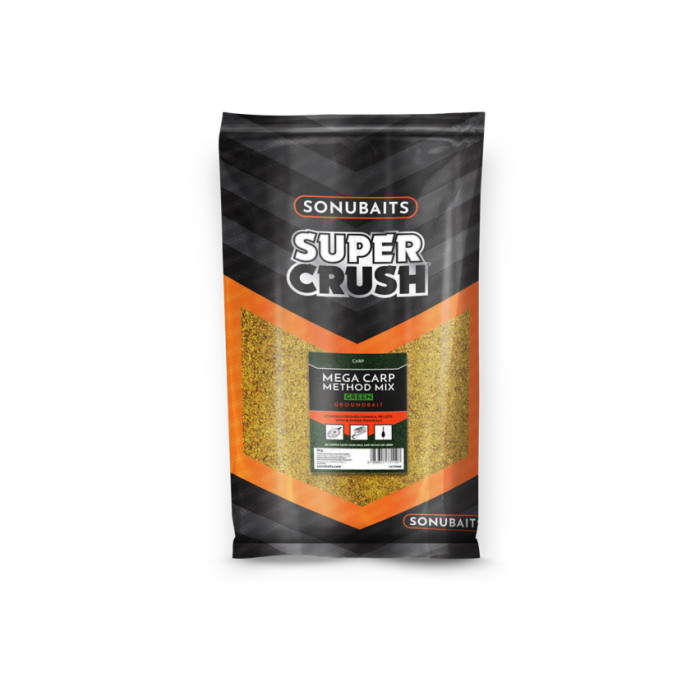 Sonubaits Mega Carp Method Mix Groen - Grote vissen groen aas 2 kg feeder aas 1