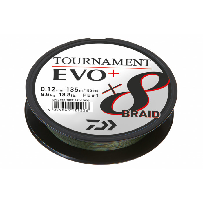 270 m Daiwa Tournament X8 Evo braid 1