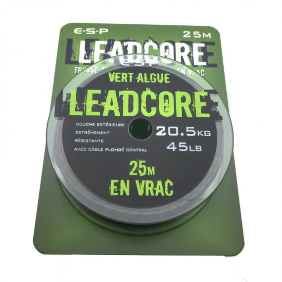 Esp Leadcore 45lb 25m. Weedy Green Esp 1