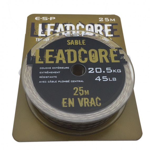 Esp Leadcore 45lb 25m. zand grind esp 1