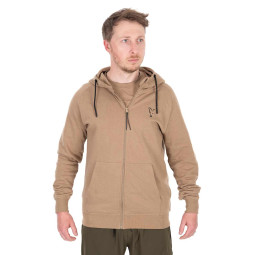 Fox Collectie LW Zip Hoody Tan Ltd