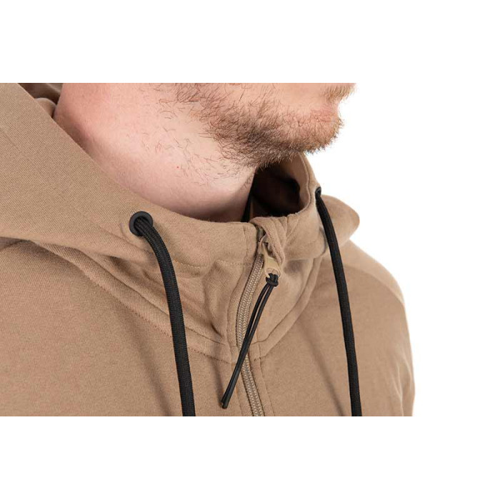Sweat Fox Collection LW Zip Hoody Tan Ltd 3
