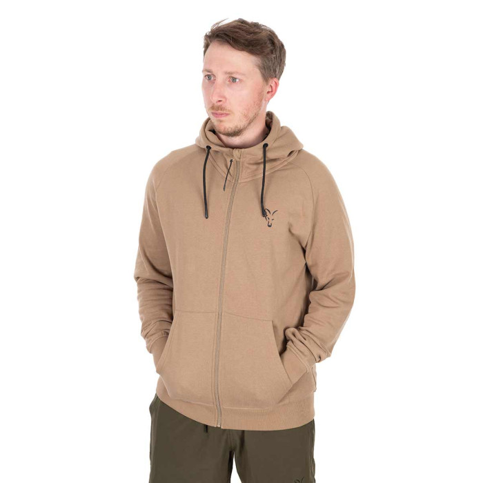 Fox Collectie LW Zip Hoody Tan Ltd 5