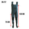 Waders Ioda néoprène 4 mm spécial float tube IODA – Confort, souplesse et robustesse min 2