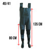 Waders Ioda neoprene 4 mm special float tube IODA - Comfort, flexibility and strength min 4
