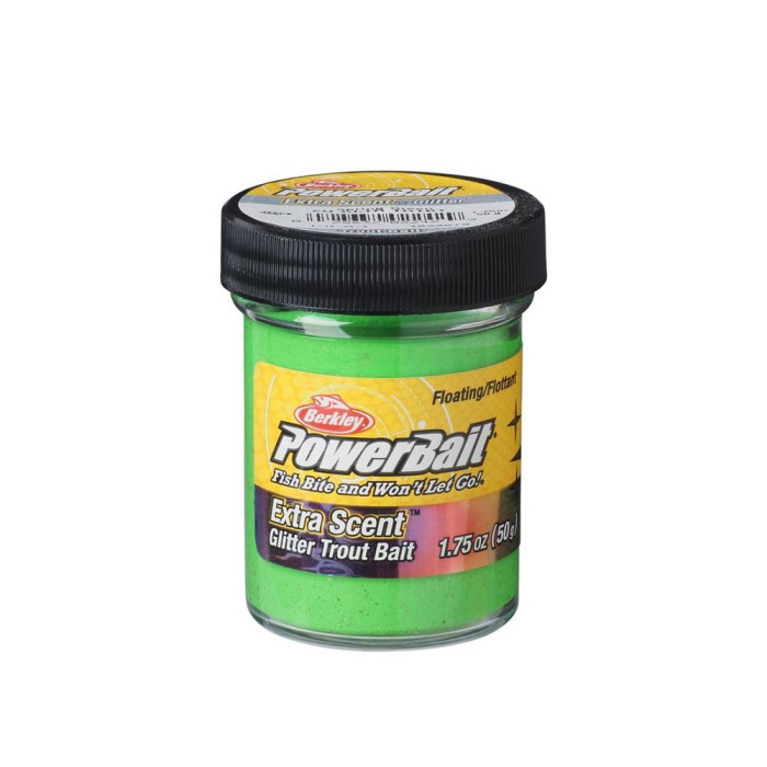Berkley PowerBait Forelpasta Glitter Lentegroen - 50g (1.75 oz) 1