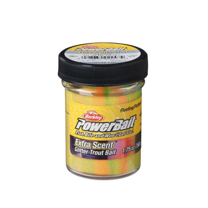Pasta Berkley PowerBait Glitter Rainbow Trout - 50g (1.75 oz) 1