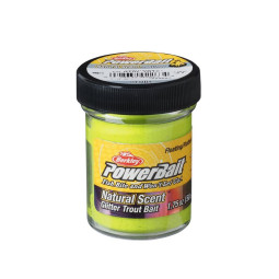 BERKLEY PowerBait Garlic Glitter Forelaas - Chartreuse - 50g (1.75 oz)