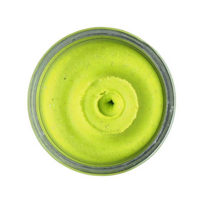 Cebo para trucha BERKLEY PowerBait Garlic Glitter - Chartreuse - 50g (1.75 oz) 2