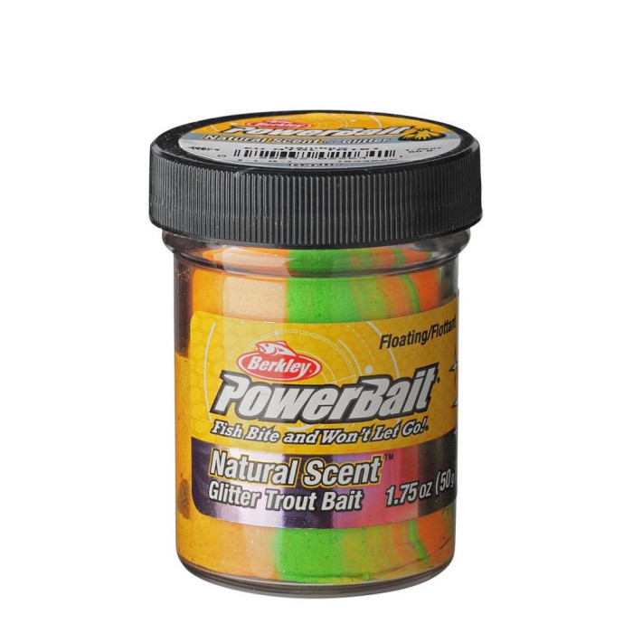 BERKLEY PowerBait Garlic Glitter Forelaas - Regenboog - 50g (1.75 oz) 1