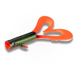 LMAB Drunk Dancer 18 cm - Dubbelstaartig zacht lokaas voor roofdieren