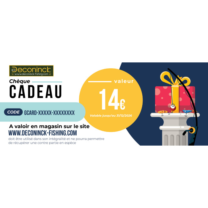 Chèque cadeau 13€ 1