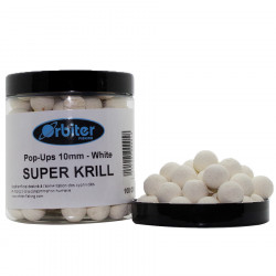 Super Krill pop-ups White 100gr Orbiter baits