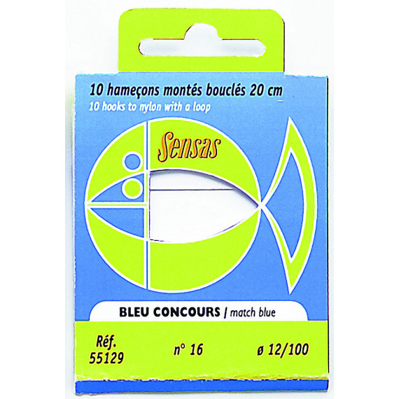 HameÇons mounted blue Sensas competition 1