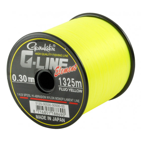 Nylon G-line Element Fluo Yellow Gamakatsu 1